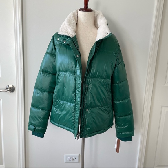 NWT Koolaburra by UGG Women's Green Puffer Jacket - Picture 9 of 11
